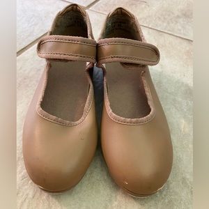 Girls Tap Shoes - Tan
